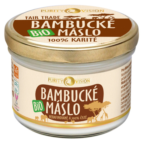 PURITY VISION Fair Trade Bambucké máslo BIO 200 ml