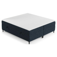 Tmavě modrá boxspring postel s úložným prostorem 140x200 cm Araya – Maison de Rêve