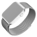 Síťovaný nerezový řemínek FIXED Mesh Strap na Apple Watch 38/40/41mm, stříbrná