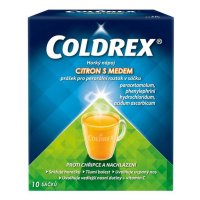 COLDREX Horký nápoj citron med prášek pro perorální roztok 10 sáčků