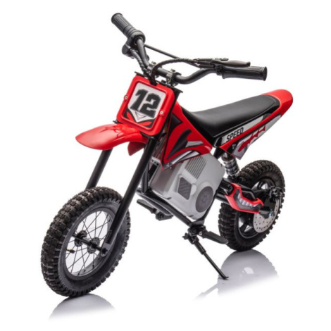 Mamido Dětská elektrická motorka Cross 350W 36V červená