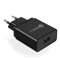 Síťová nabíječka UGREEN CD122, 18 W, QC 3.0, USB (černá)