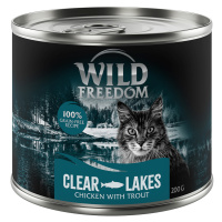 Wild Freedom konzervy, 6 x 200 g, 5 + 1 zdarma! - Adult bez obilovin Clear Lakes - Pstruh a kuře