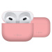 FIXED Silky ultratenké silikonové pouzdro Apple Airpods 3 růžové