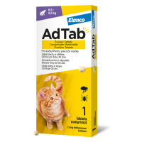 AdTab 12mg žvýkací tablety pro kočky 0.5-2kg 1ks