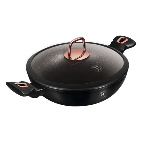 BERLINGERHAUS Pánev WOK s poklicí 30 cm Black Rose Collection BH-7112 Berlinger Haus