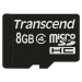 TRANSCEND MicroSDHC karta 8GB Class 4, bez adaptéru