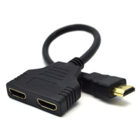 Dat přepínač  HDMI splitter, pasivní, kabel, 2 cesty