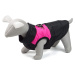 Vsepropejska Rainy obleček pro psa na zip Barva: Černo-růžová, Délka zad (cm): 59, Obvod hrudník