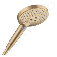 HANSGROHE Raindance Select S Sprchová hlavice 120, 3 proudy, EcoSmart, kartáčovaný bronz 2653114