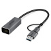 YENKEE adaptér YTC 013 USB-C - RJ-45 Ethernet - 45017086