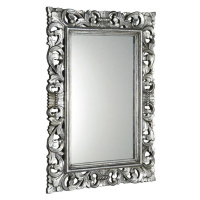 Sapho SCULE zrcadlo ve vyřezávaném rámu 80x120cm, stříbrná