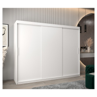 Šatní skříň Abi T0 Barva korpusu: Bílá, Rozměry: 250 cm, Dveře: Bílá