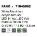 Nova Luce Kruhové stropní LED svítidlo Fano s kovovým rámečkem - 34 W LED, 2040 lm, pr. 500 x 15