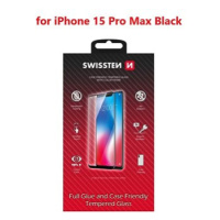 Swissten 3D Full Glue pro Apple iPhone 15 Ultra černé