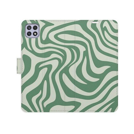 iSaprio Flip pouzdro Zebra Green 02 pro Samsung Galaxy A22 5G