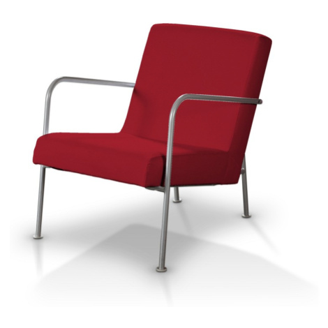 Dekoria Potah na křeslo Ikea PS, tmavě červená , fotel Ikea PS, Etna, 705-60