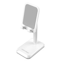 Vention Height Adjustable Desktop Cell Phone Stand White Aluminum Alloy Type