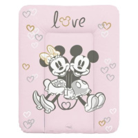 CEBA Podložka přebalovací měkká na komodu 50x70 Disney Minnie & Mickey Pink