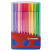 Prémiový vláknový fix STABILO Pen 68 Colorparade 20 ks deskset antracit světle modrá