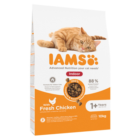 IAMS Advanced Nutrition Indoor Cat s kuřecím - Výhodné balení 2 x 10 kg