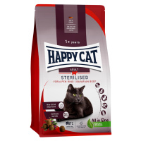 Happy Cat Sterilised Adult hovězí z předhůří Alp 1,3 kg