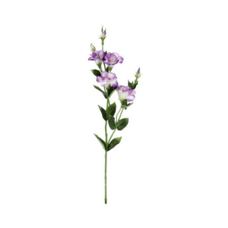 Umělá květina Eustoma 80 cm, fialová Asko