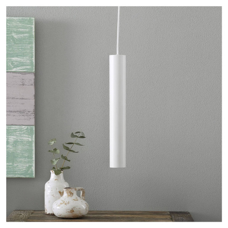 Ideallux LED závěsné světlo Look ve štíhlém tvaru, bílá IDEAL LUX