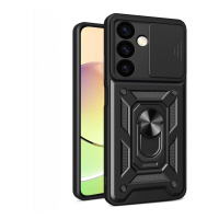 Hybrid Armor Camshield pouzdro pro Samsung Galaxy A05s pancéřované s krytem fotoaparátu - černé