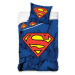 CARBOTEX Dětské povlečení Superman, 140 x 200, 70 x 90 cm