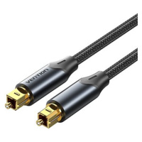 Vention Optical Fiber Toslink Audio Cable Aluminum Alloy Type 1M Black