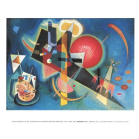 Umělecký tisk V modré, Kandinsky, (80 x 60 cm)