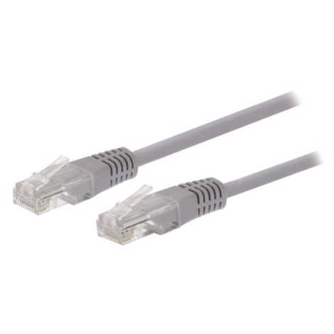 Kabel C-TECH CB-PP5-15 patchcord Cat5e, UTP, šedý, 15m