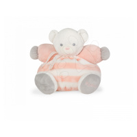 Kaloo plyšový medvídek Bebe Pastel Chubby 25 cm 960083 broskvově-krémový