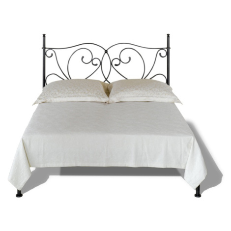 Kovová postel Galicia kanape Rozměr: 180x200 cm, barva kovu: 3A červená zlatá pat.