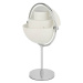 GUBI Nabíjecí stolní lampa GUBI Multi-Lite, výška 30 cm, chrom/bílá