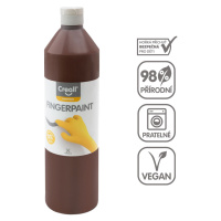 Creall prstová barva HAPPY INGREDIENTS, 750 ml, hnědá