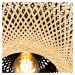 Orientální venkovní stropní svítidlo bambusové 50 cm IP44 - Rina