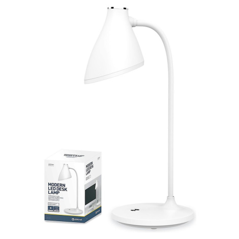 Platinet PDL6730 LED stolní lampa 5W USB nabíjecí bílá