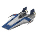 Build & Play SW 06773 - Resistance A-wing Fighter, blue (světelné a zvukové efekty) (1:44)