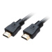 Akasa kabel HDMI - HDMI, M/M, pozlacené konektory, 8K@60Hz, 1m, černá