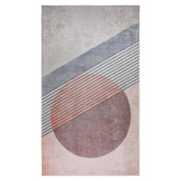 Pratelný koberec ve světle růžovo-šedé barvě 120x160 cm – Vitaus