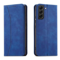 Magnet Fancy Case elegantní knížkové pouzdro na Samsung Galaxy S23 5G Blue