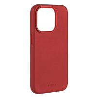 FIXED MagLeather kožený kryt s MagSafe Apple iPhone 15 Pro červený