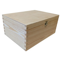 91431 Dřevěný organizační box, 28 x 13 x 21 cm