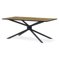 Jídelní stůl KNOT — 180x90x75 cm, dekor divoký dub