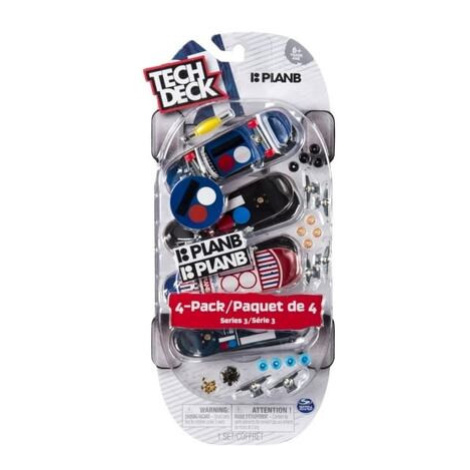 TECH DECK FINGERBOARD ČTYŘBALENÍ