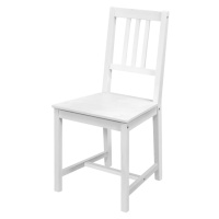 Židle ANUP, bílý lak