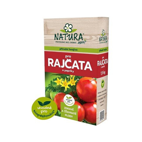 NATURA Přírodní hnojivo pro rajčata a papriky 1,5 kg Agro CS