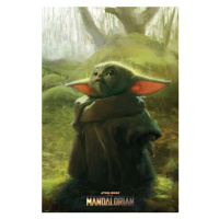 Plakát Star Wars: The Mandalorian - The Child Art